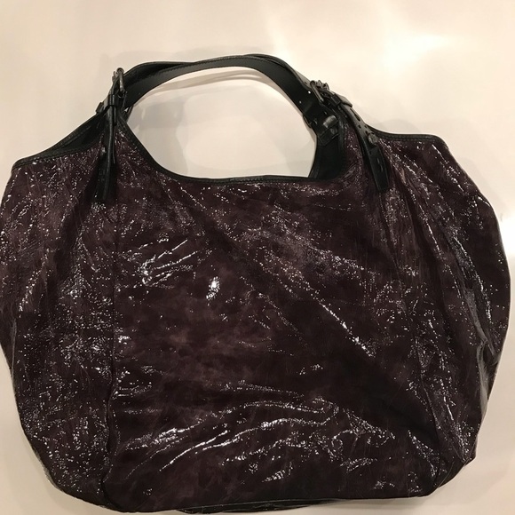 Givenchy Brown/purple/gray Soft Patent Leather Bag - Picture 8 of 8